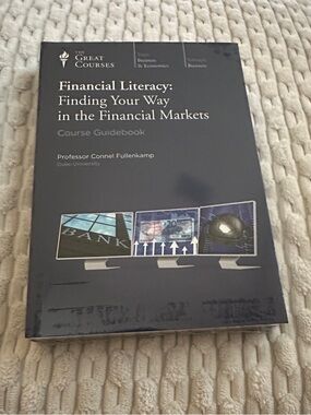 Great Courses Book Disc
Financial Literacy Finding Your Way in Financial Markets